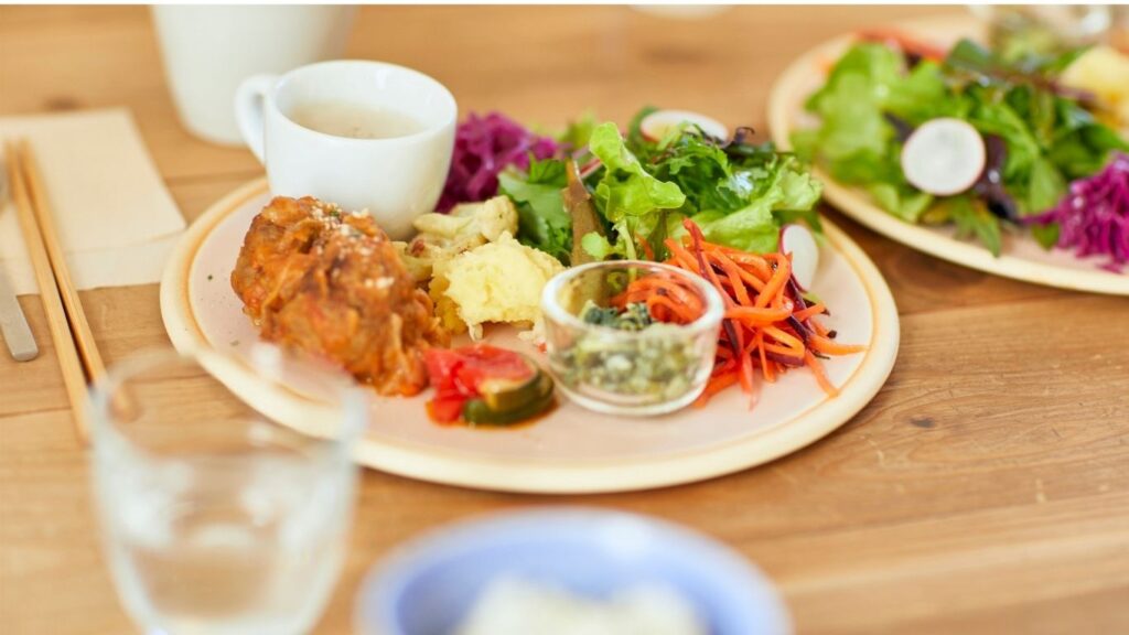 ワンプレートの料理