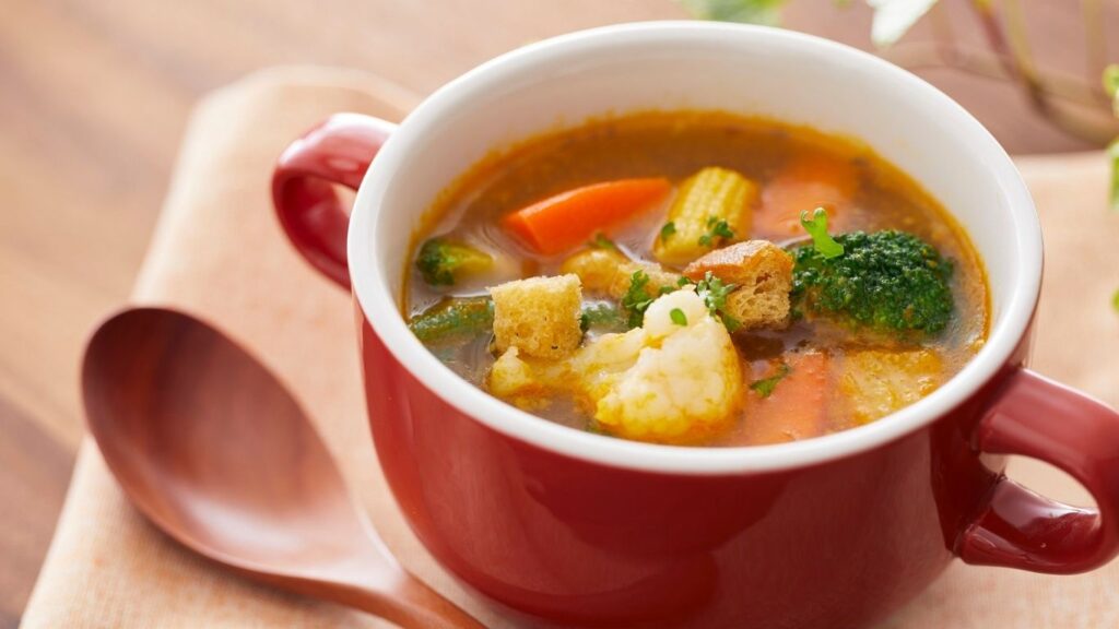 具だくさんスープ