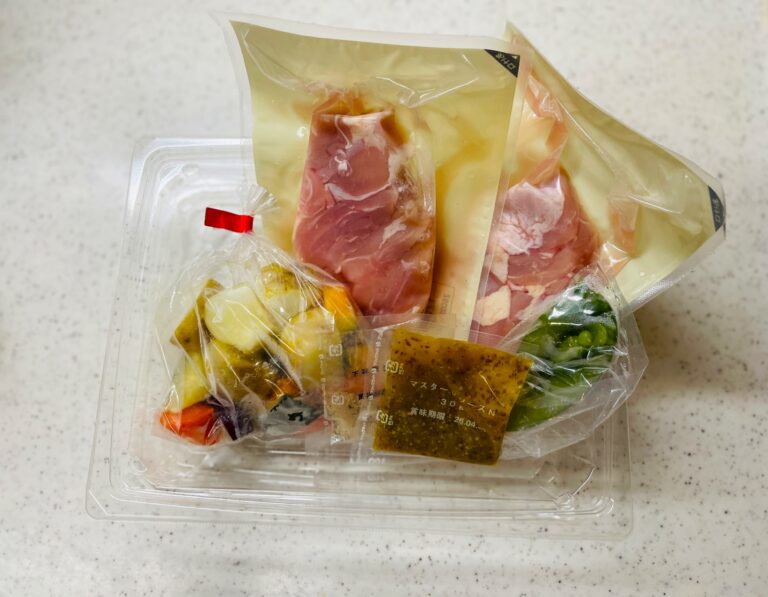 野菜と鶏のマスタードソース